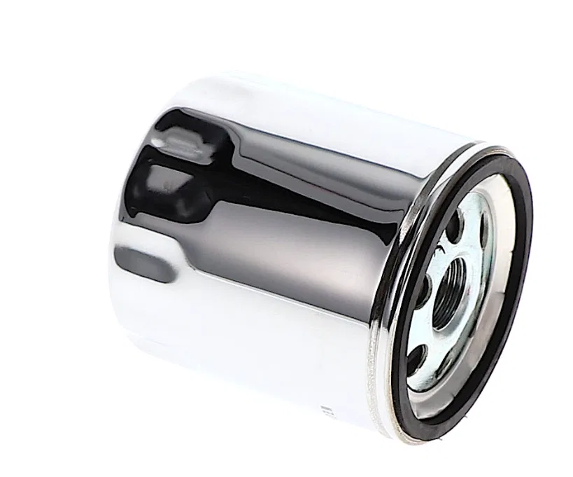51225 – WIX FILTR LD Oil Filter, OE Replacement Powersports Chrome Housing